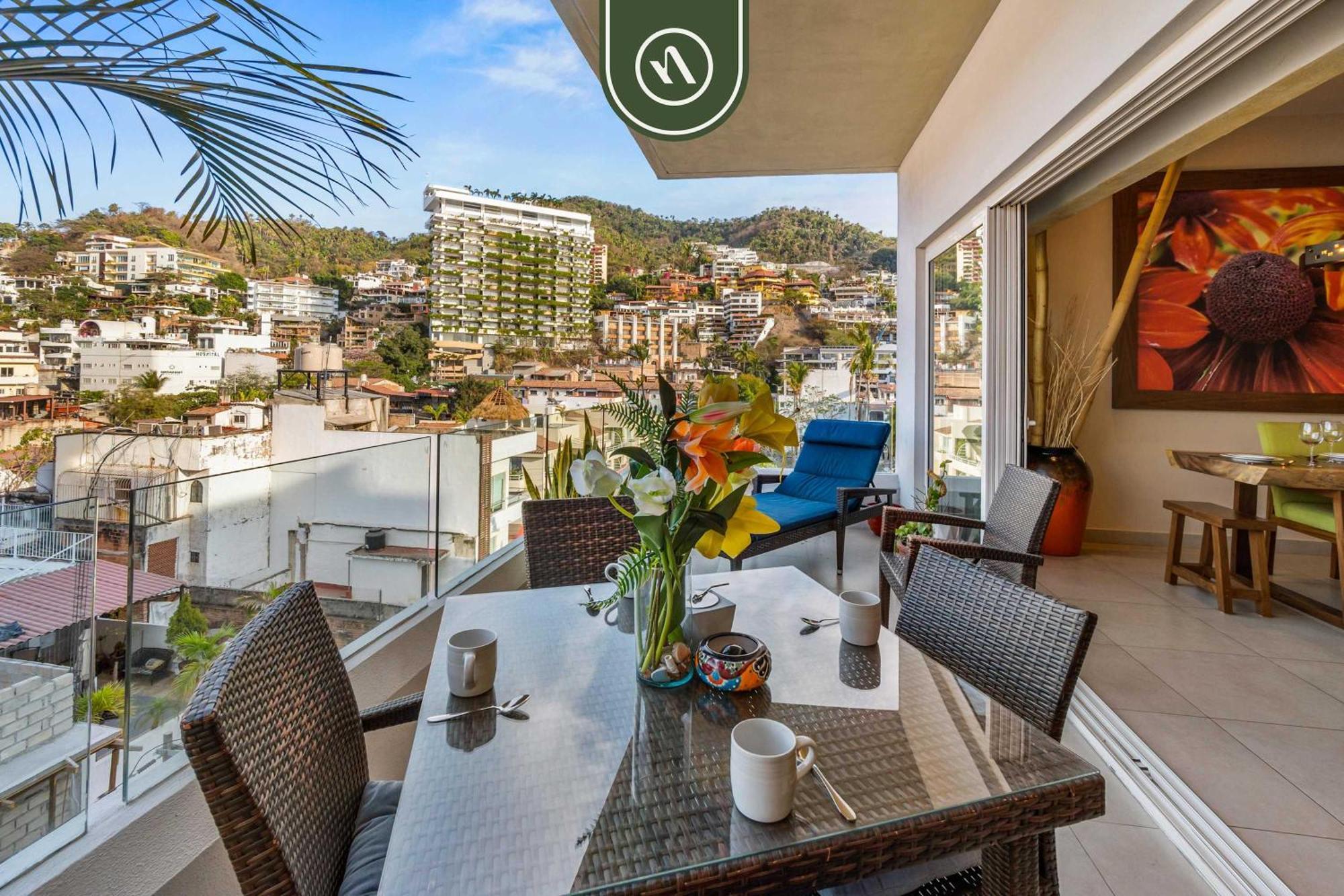 Apartamento 1br With Rooftop Pool - Romantic Zone Puerto Vallarta